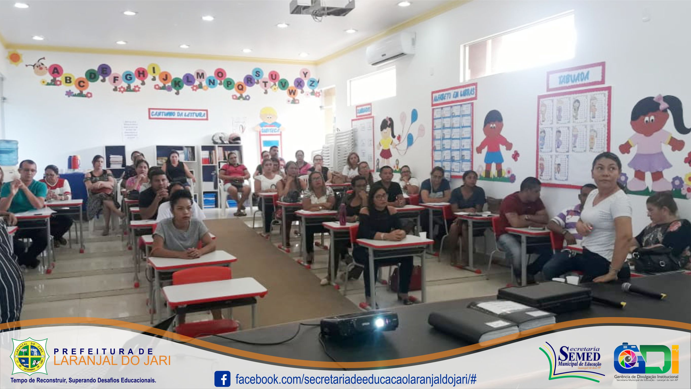 Gerencia de Políticas Educacionais da SEMED-LJ aplica oficina de prestação de contas para escolas da rede municipal de ensino de Laranjal do Jari.